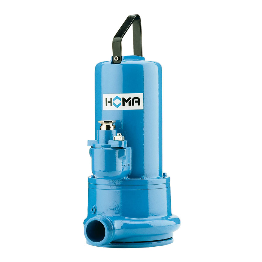 Homa dompelpomp met snijmechanisme tbv afvalwater + fecaliën, gy, GRP 36 D, 3,1 kW, 400 V 