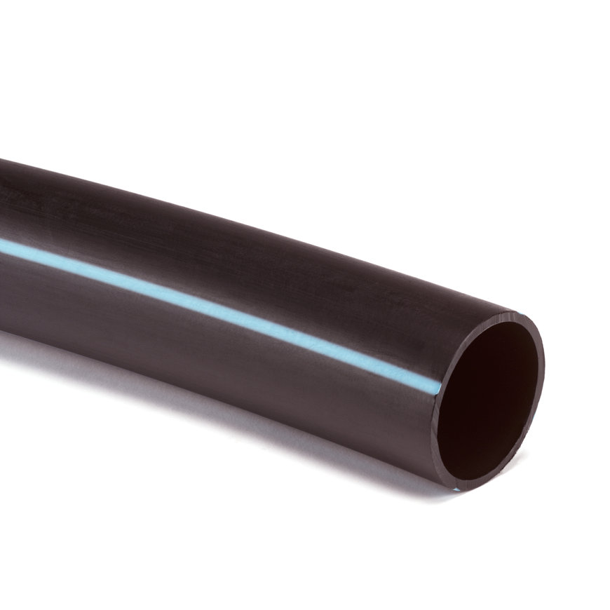 HDPE-Rohr mit Kiwa-Zertifizierung, PE 100, 75 x 4,5 mm, 10 bar, L = 50 m 