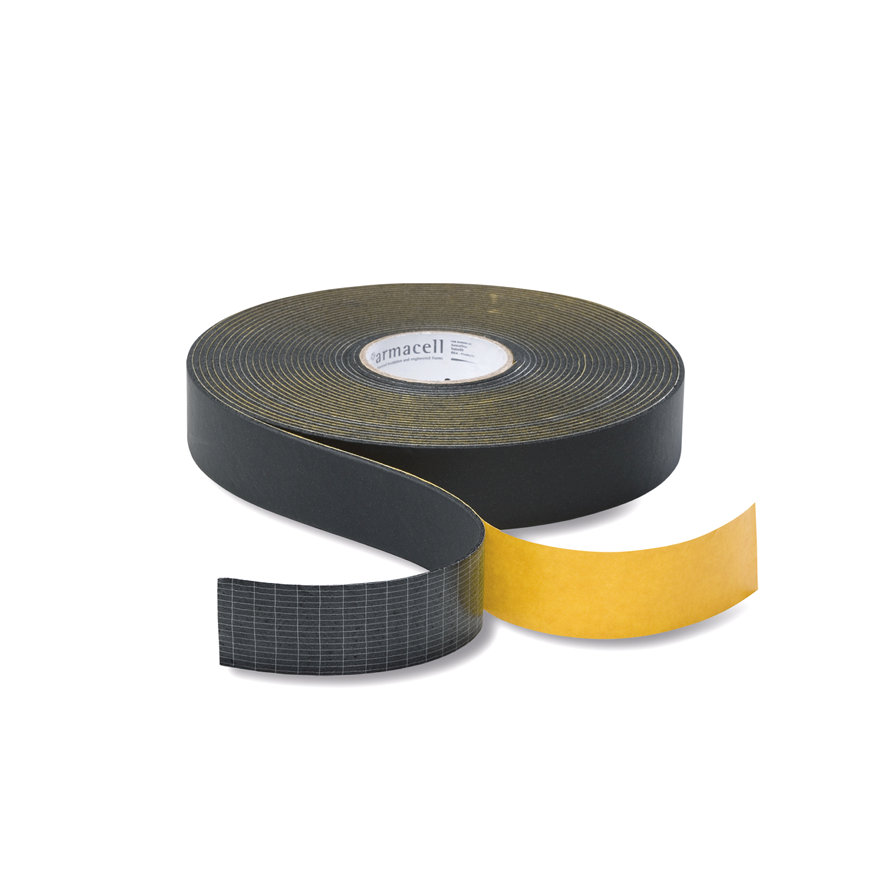 Armacell AF/Armaflex tape, op rol, zwart, breedte 50 mm, lengte 15 m, iso 3 mm, 6 stuks 