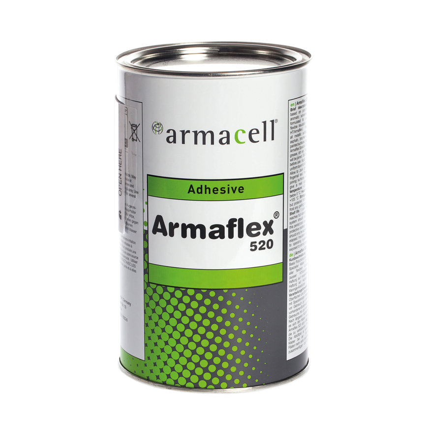 Armacell Armaflex lijm, type 520, blik à 0,25 liter, inclusief kwast aan dop 
