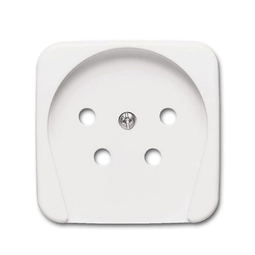 Busch-Jaeger Reflex SI inbouw afdekplaat, voor telefoon-contactdoos, alpine wit 