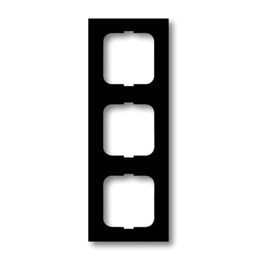 ABB Busch-Jaeger afdekraam, Future linear, 3-voudig, antraciet 
