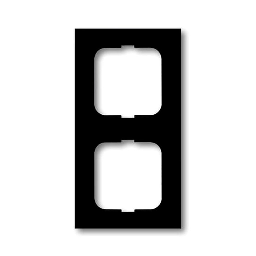 ABB Busch-Jaeger afdekraam, Future linear, 2-voudig, antraciet 