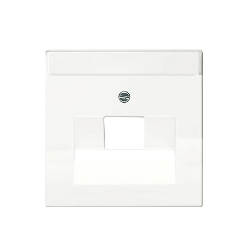 Busch-Jaeger Future linear data centraalplaat, 1x RJ45, studio wit 