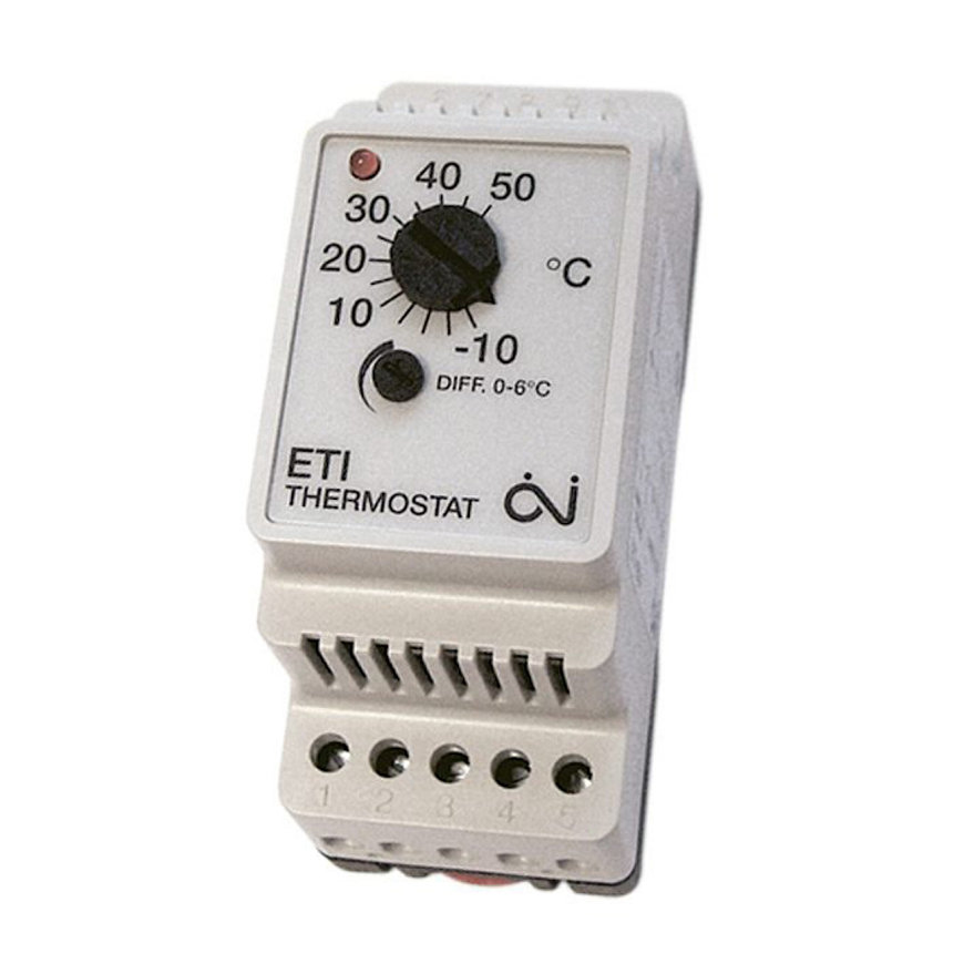 MAGNUM ETI-1551 Din Rail thermostaat, -10°/ + 50°, 10 A - 230 V 