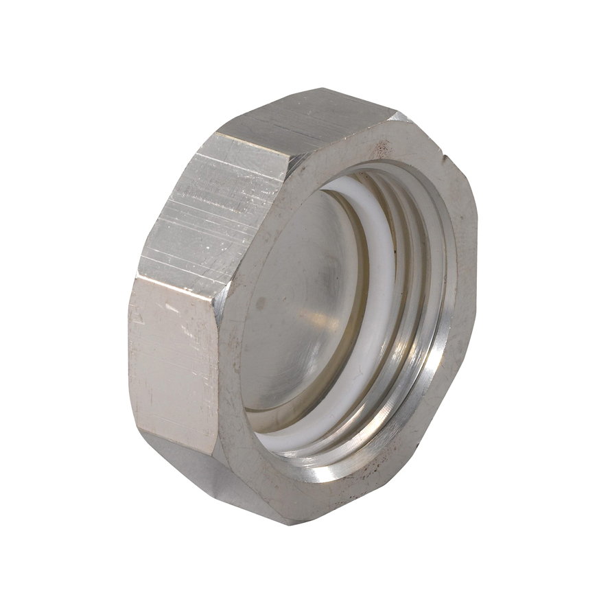 Uponor eindkap met pakking voor S-verdeler, Uni-C, messing gecoat, 1x binnendraad, ½" 