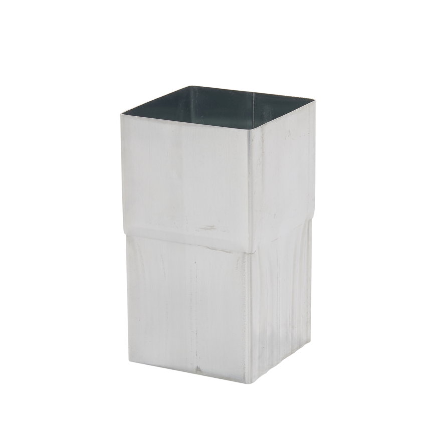 Hwa mof, zink, vierkant, mof x verjongd spie, 80 x 80 mm 