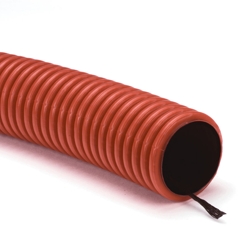 Flexibles Kabelschutzrohr, HDPE, mit Zugdraht, 50 mm, L = 50 m 