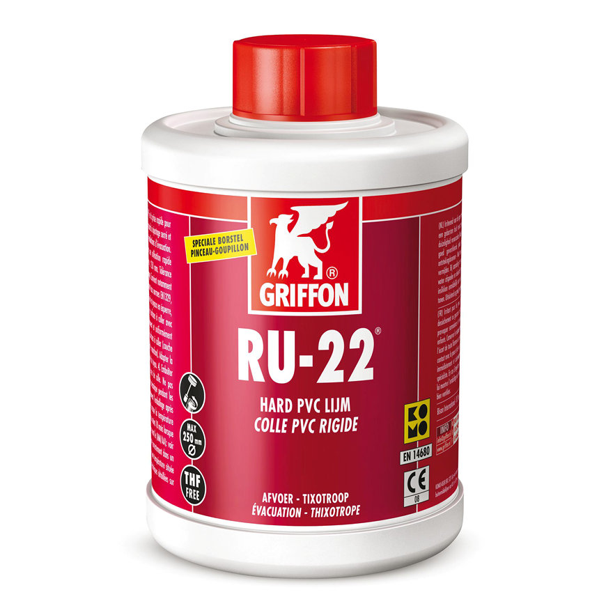 Griffon Hart-PVC-Kleber, RU-22, Dose à 1000 ml 