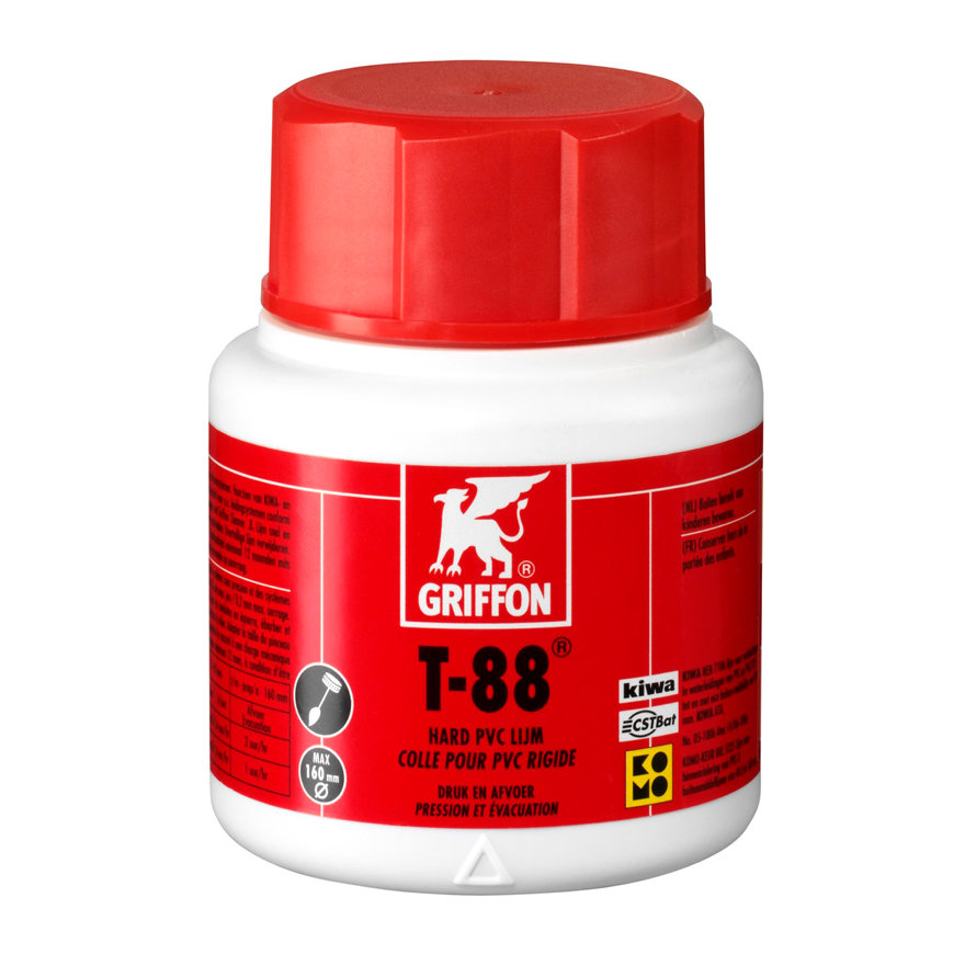 Griffon Hart-PVC-Kleber, T-88, Dose à 100 ml 