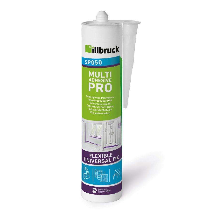 Illbruck Multi adhesive PRO lijmkit, wit, type SP050, 310 ml 