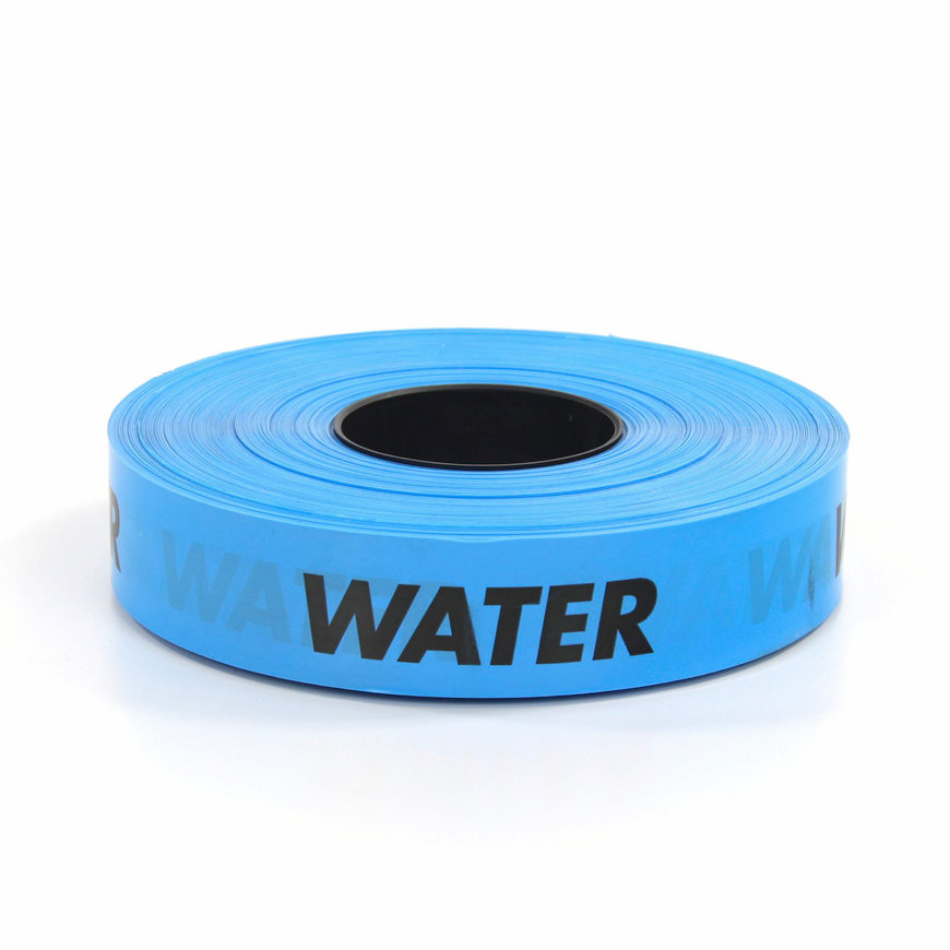 Waarschuwingslint, polyetheen, water, blauw, rol à 250 m 