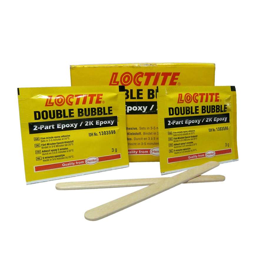 Loctite Double Bubble, 2-componenten epoxylijm, kit à 3 gram 