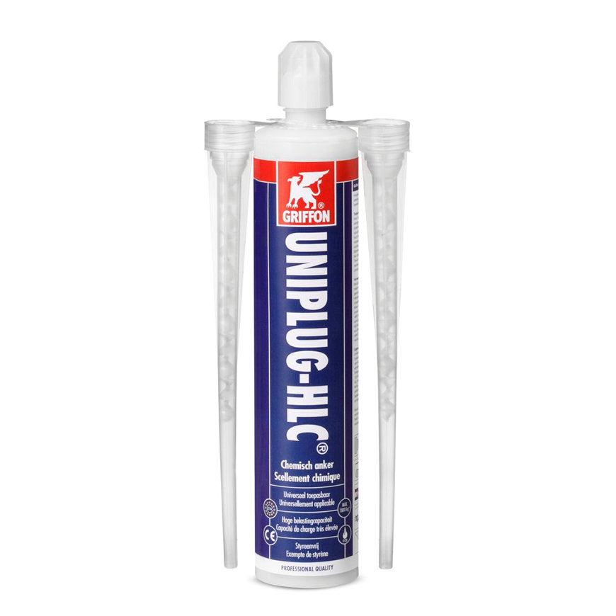Griffon UniPlug-HLC verankeringslijm, chemisch anker, koker à 300 ml 