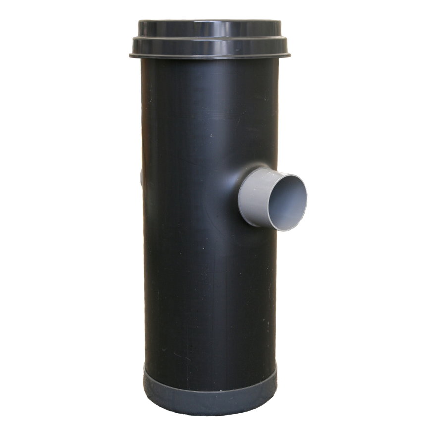 Wavin zandvangput, pvc, met pvc deksel, 315 mm, aansl. 125 mm 