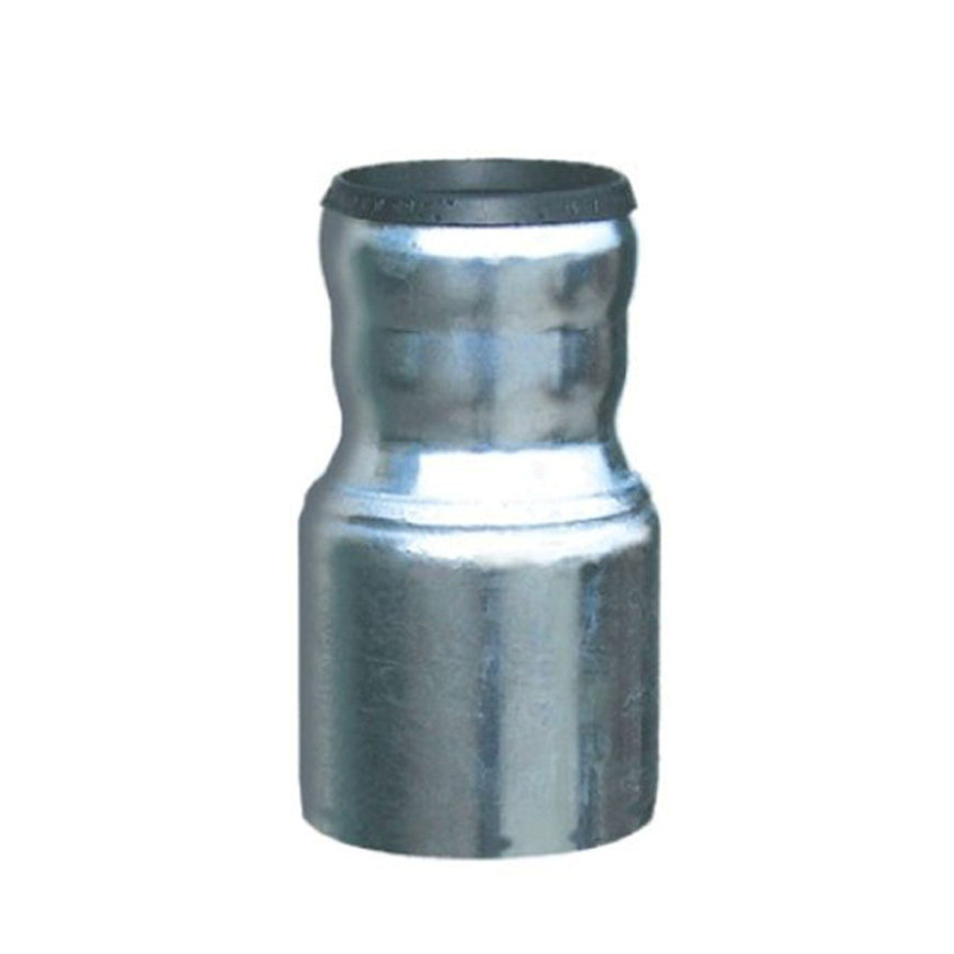 Loro-X hwa verloopmof, thermisch verzinkt staal, 80 x 70 mm 